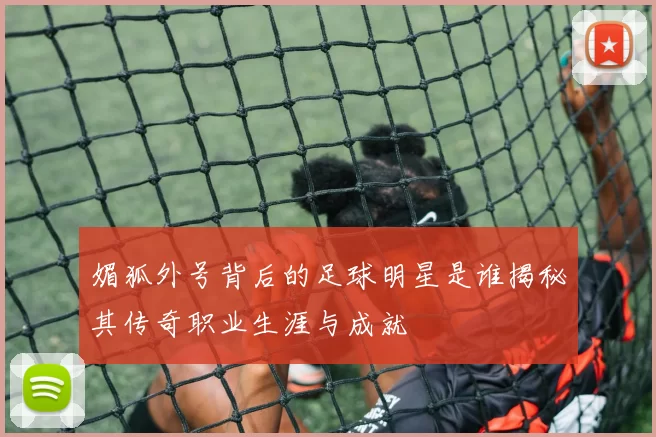 媚狐外号背后的足球明星是谁揭秘其传奇职业生涯与成就
