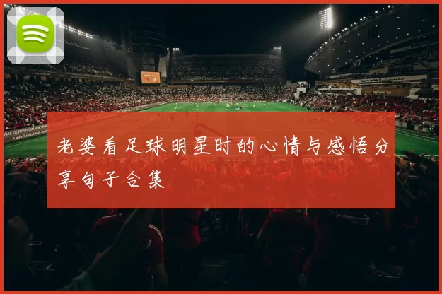 老婆看足球明星时的心情与感悟分享句子合集