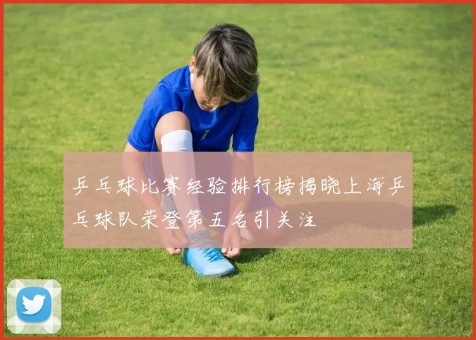 乒乓球比赛经验排行榜揭晓上海乒乓球队荣登第五名引关注