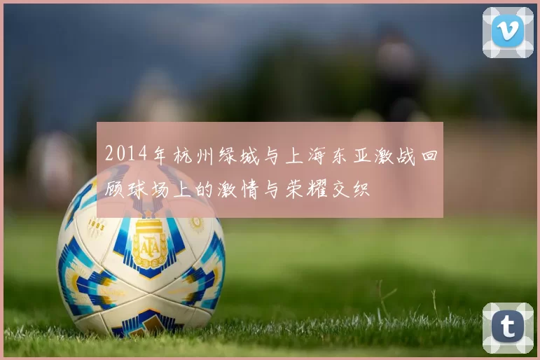 2014年杭州绿城与上海东亚激战回顾球场上的激情与荣耀交织